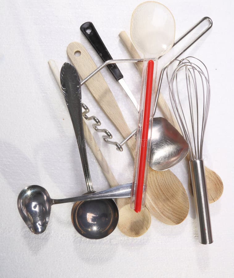 Kitchen utensils stock image. Image of ladle, utensils 38843209