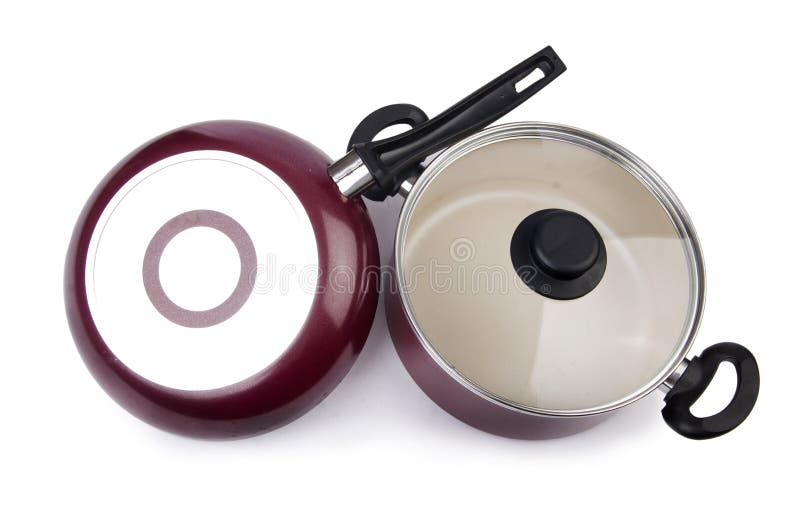 Kitchen utensils pan pot stock photo. Image of iron, shiny 45051866