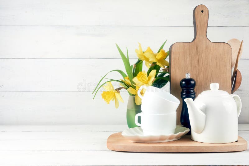 Download Kitchen Wide Banner Concept. Kitchen Background For Mockup ...