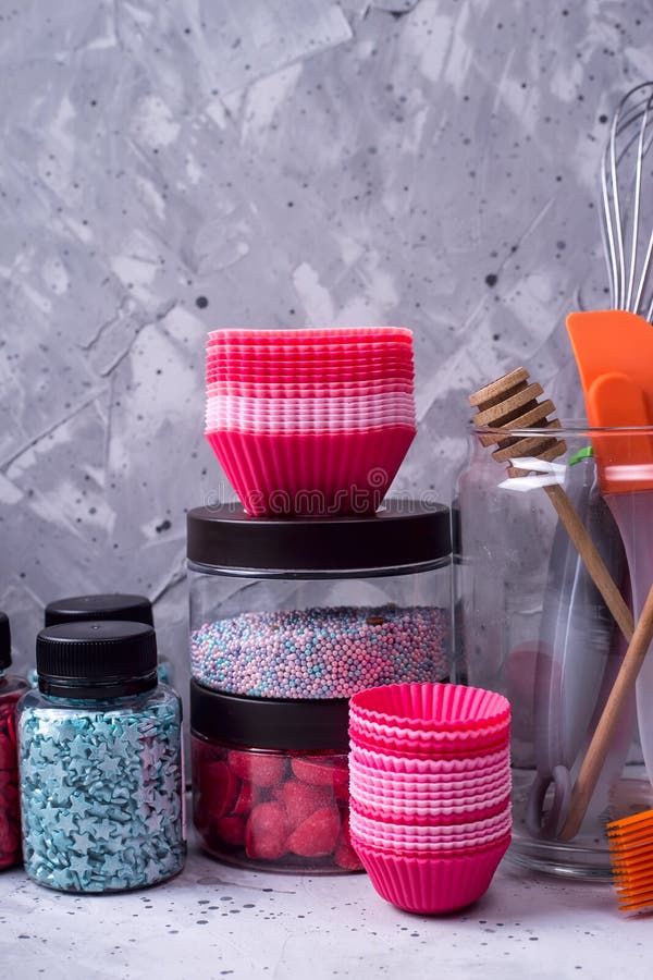 Kitchenware and Tools for the Professional Pastry Chef Stock Photo