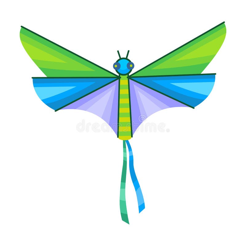 Kite Butterfly Vector Icon.Black Vector Icon Isolated on White