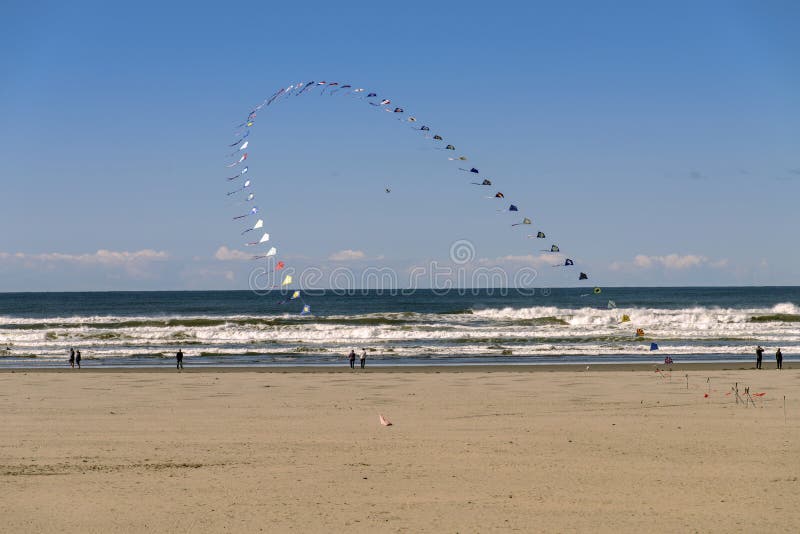 Kite Festival in Seaside Oregon Editorial Stock Photo Image of