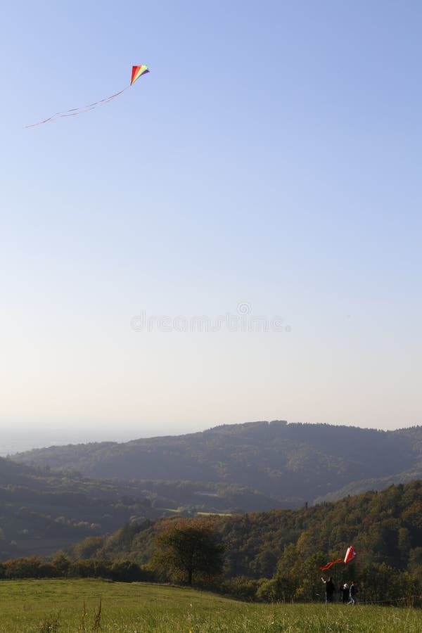 Kite flying stock photo. Image of kiteflying, germany 60966856