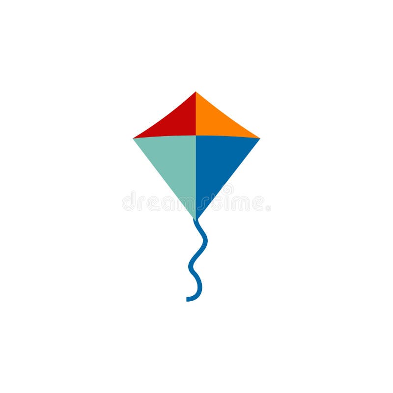 Kite Icon Logo Design Template Stock Vector Illustration of activity