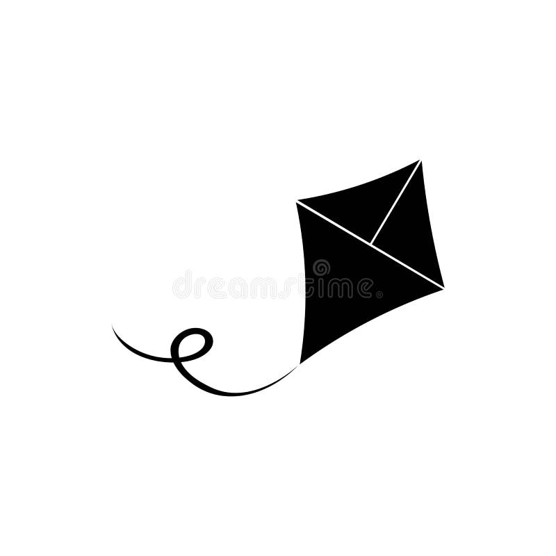 Kite icon logo free vector stock vector. Illustration of template