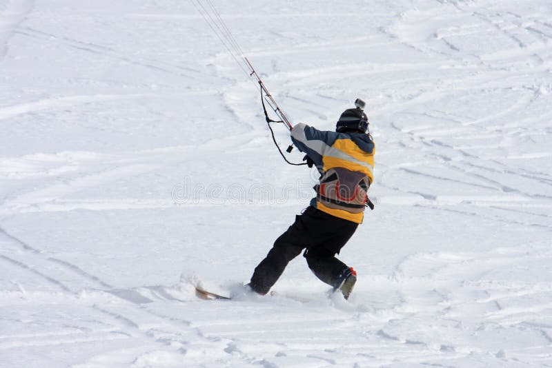 Kite skier