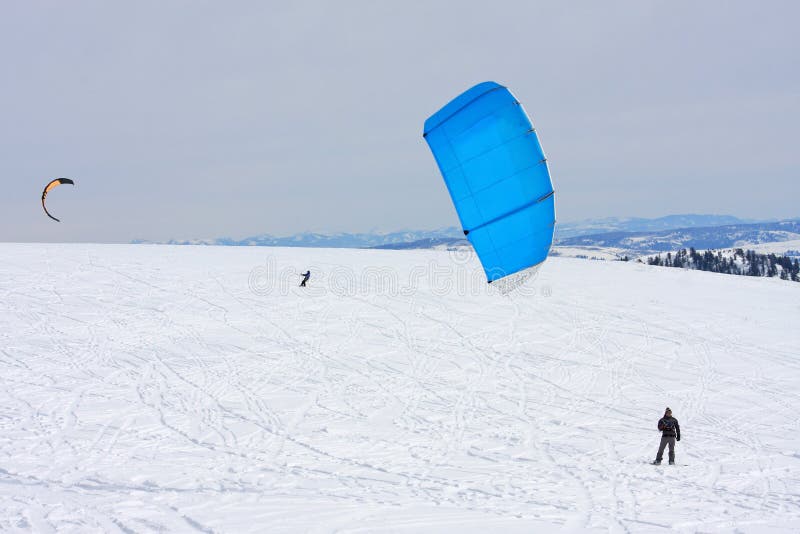 Kite skier