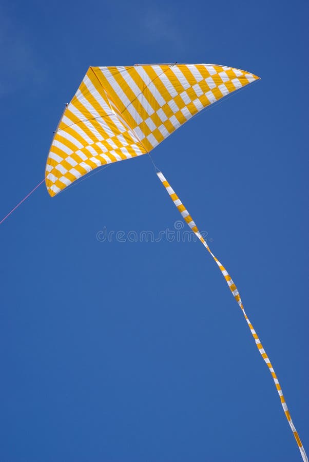 Kite in sky stock photo