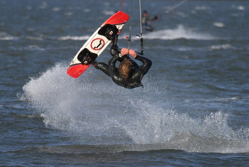 Download Kite Surfer stock photo. Image of ocean, bend, leap, male - 54258