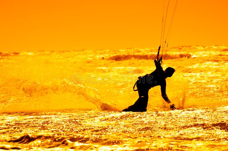 Kite surfing