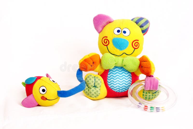 Kitten Baby Toy variopinta immagini stock Kitten Baby Toy variopinta immagini stock