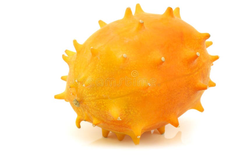 Kiwano Melon ((Cucumis Metuliferus) Stock Photo Image of food