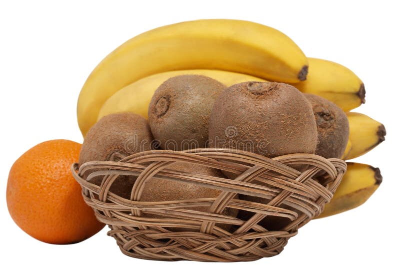 Kiwi fruit in the basket