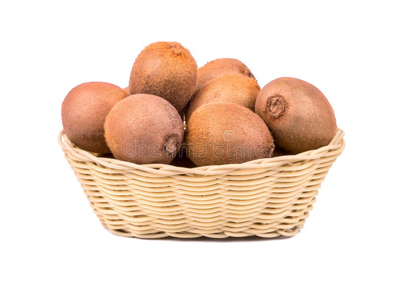 Kiwi fruit in the basket stock image. Image of energy 39006503