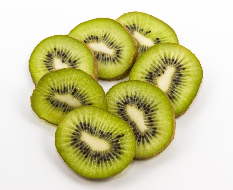 Kiwi Fruit Slices stock photo. Image of arrangement, agriculture 41386106