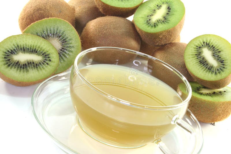 Kiwi tea stock image. Image of paper, nature, fruits 14231537