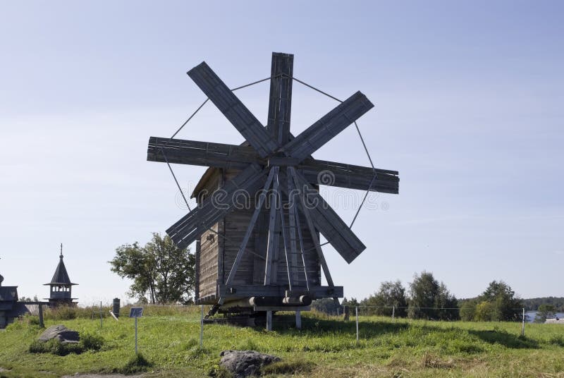 Kizhi, Russia. Windmill (1928)