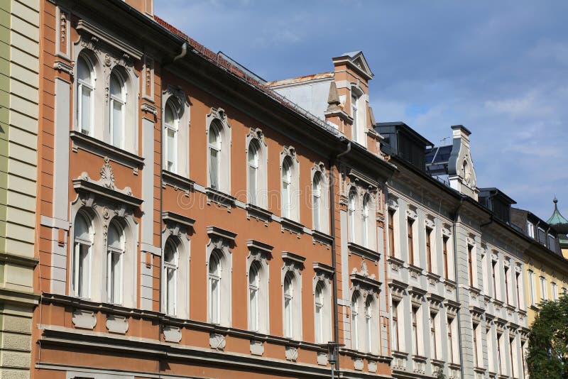 Klagenfurt street, Austria stock image. Image of austrian - 259297037