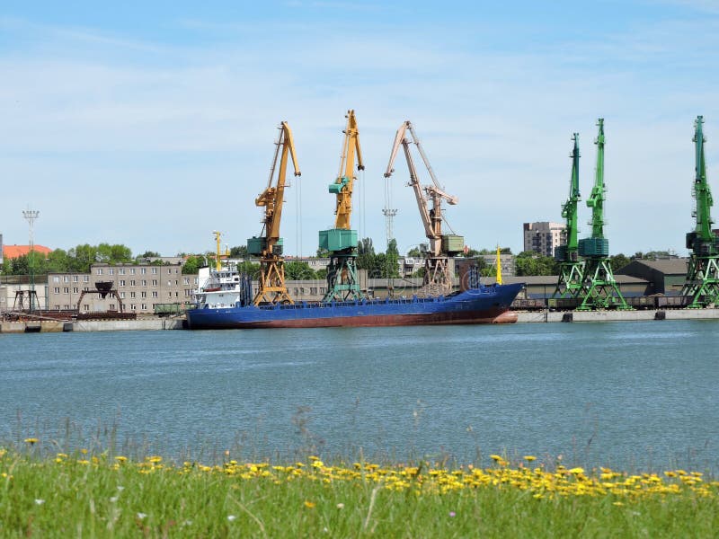 Klaipeda City Harbour, Lithuania Stock Photo Image of city, detail