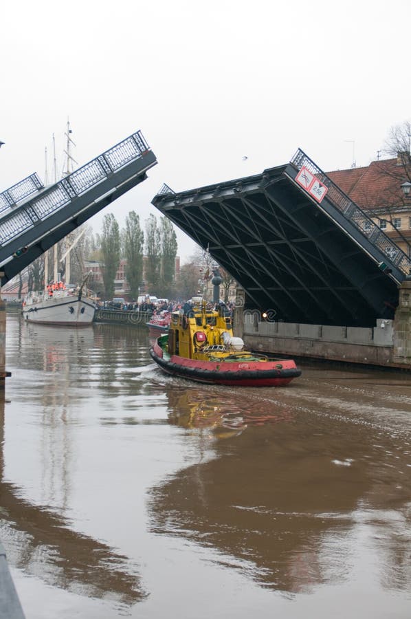 Klaipeda city symbol barquentine Meridianas