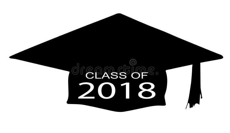 Klasse von 2018 lizenzfreie abbildung Klasse von 2018 lizenzfreie abbildung