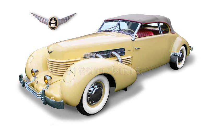 Klassieke Amerikaanse auto - Cord 812 uit 1937 stock foto's