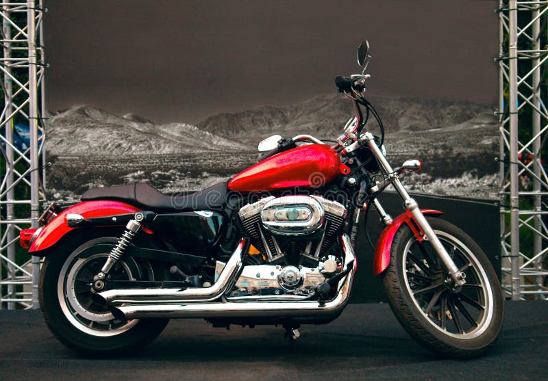 Klassieke Amerikaanse Motorfiets royalty-vrije stock afbeeldingen