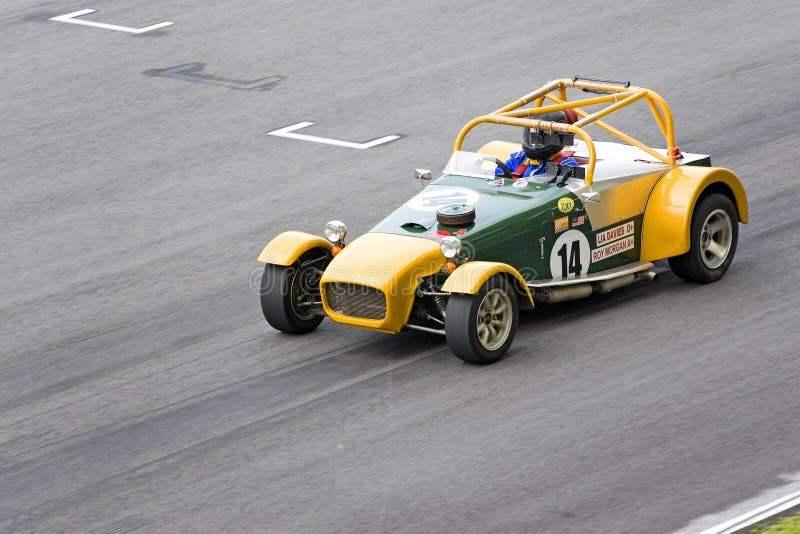 Klassieke autorennen in Sepang royalty-vrije stock fotografie Klassieke autorennen in Sepang royalty-vrije stock fotografie
