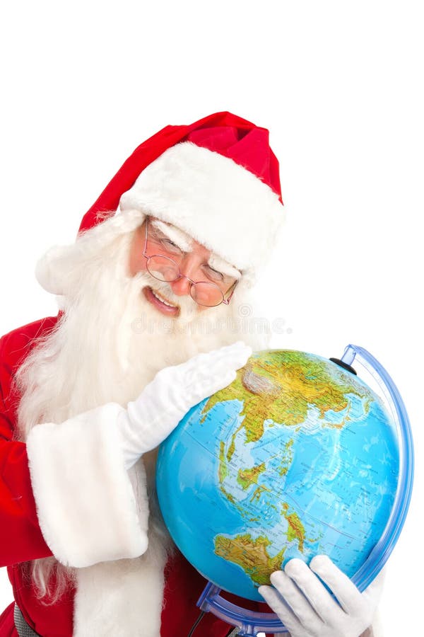 Klassieke Santa Looking in Azië stock foto Klassieke Santa Looking in Azië stock foto