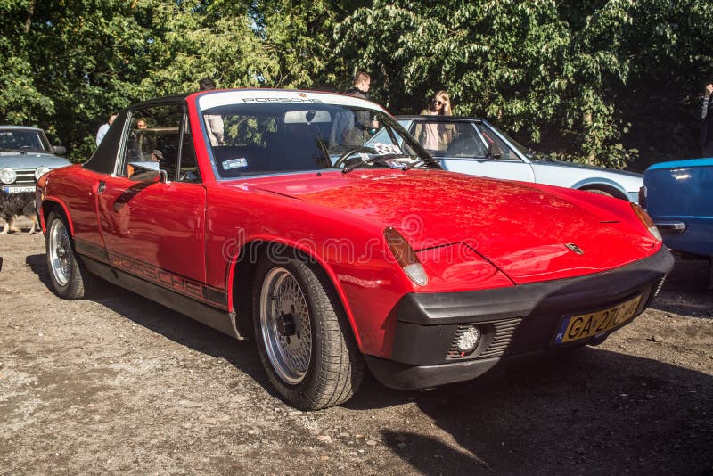 Klassisches deutsches Sportauto Porsche lizenzfreie stockfotos Klassisches deutsches Sportauto Porsche lizenzfreie stockfotos