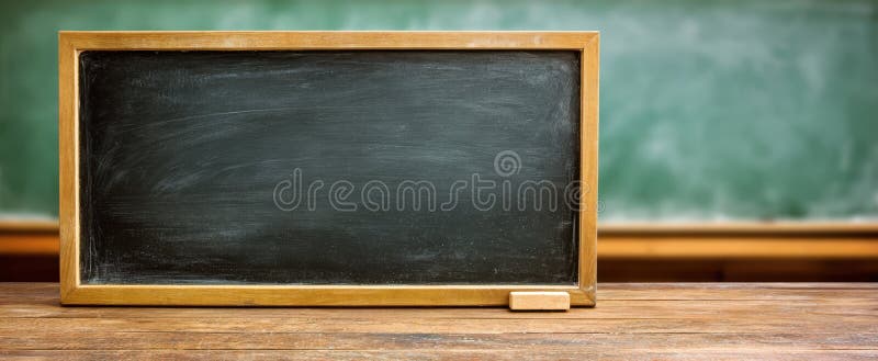 Klasyczna tablica jest gotowa do użytku edukacyjnego w klasie. Obraz wygenerowany przez algorytm AI zdjęcia royalty free
