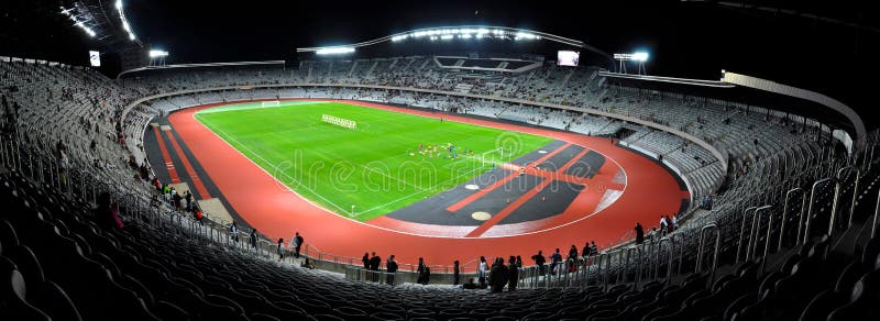 Klausenburg-Arenafußballstadion, Rumänien stockfoto Klausenburg-Arenafußballstadion, Rumänien stockfoto