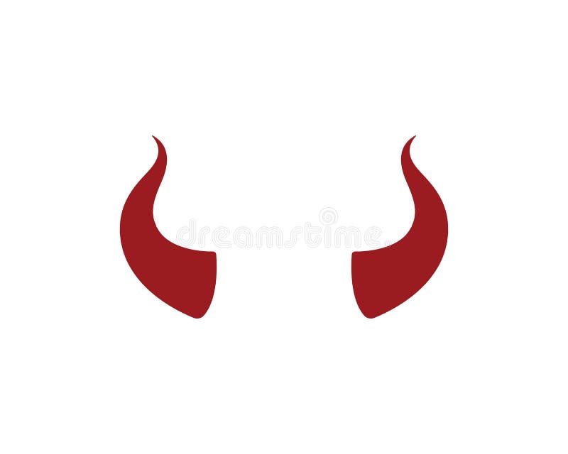 klaxon de diable, vecteur animal d'icône de logo de klaxon illustration libre de droits klaxon de diable, vecteur animal d'icône de logo de klaxon illustration libre de droits