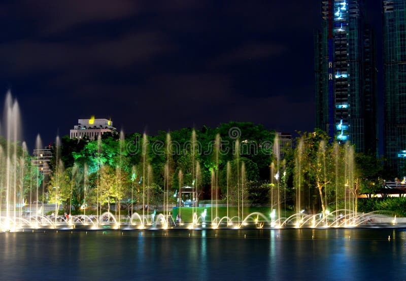 KLCC Fountain, Kuala Lumpur Stock Photo Image of klcc, pool 2068340