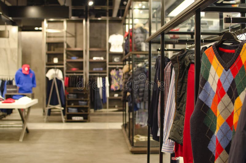 Bekleidungsgeschäft lizenzfreie stockbilder
