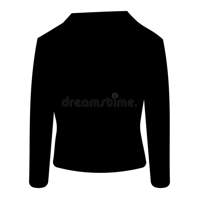 Kleidermantel. Kleiderbekleidung für schwarze Puppensymbol