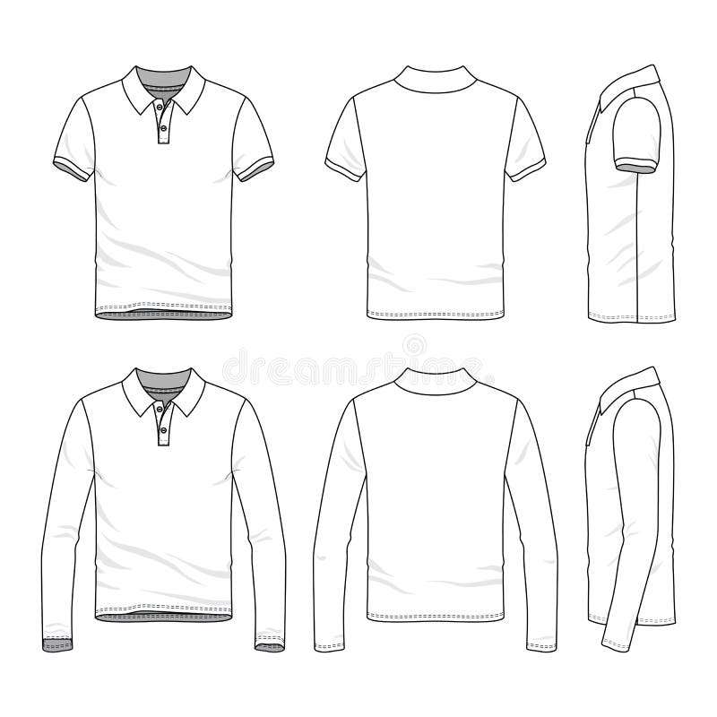 Kleidungssatz des männlichen Golfpolohemdes