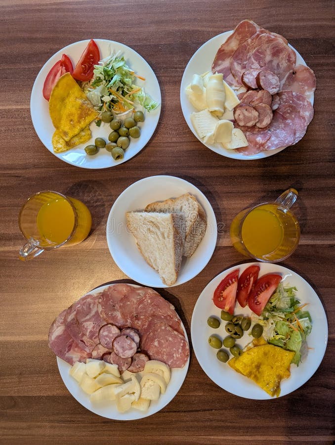 Klein gezond diner royalty-vrije stock foto