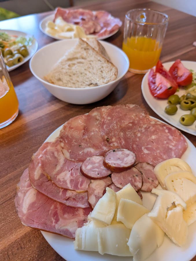 Klein gezond diner stock foto