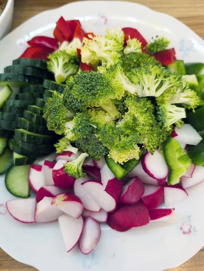 Klein gezond diner royalty-vrije stock afbeelding