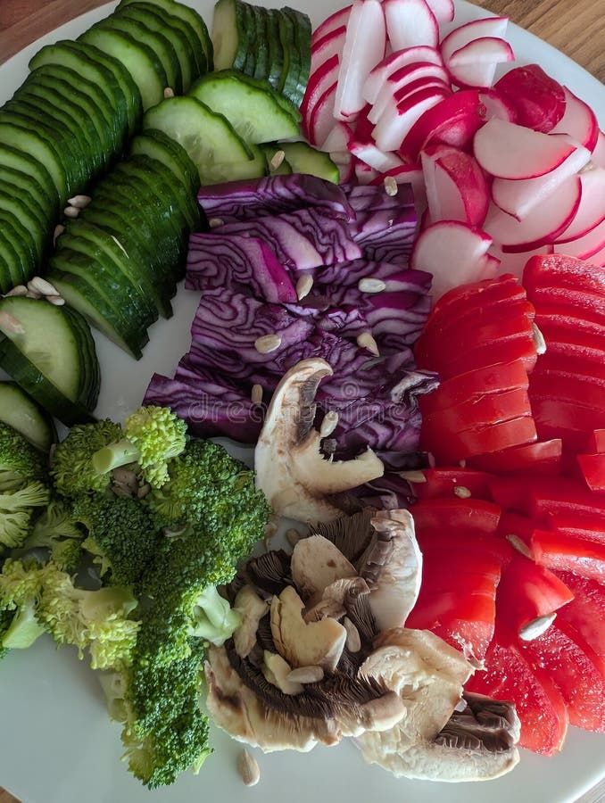 Klein gezond diner royalty-vrije stock fotografie