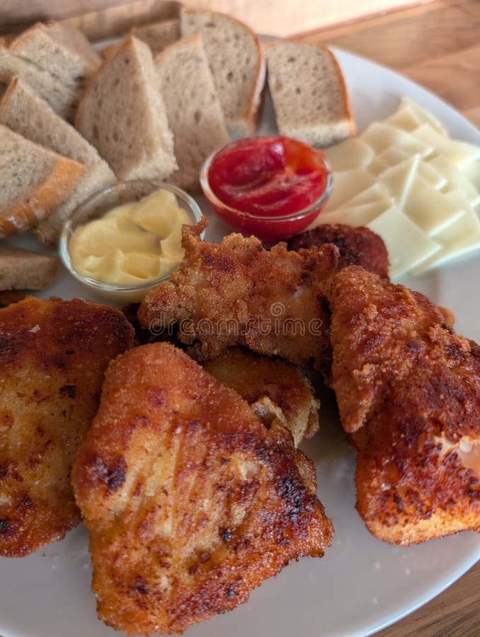 Klein gezond diner stock fotografie