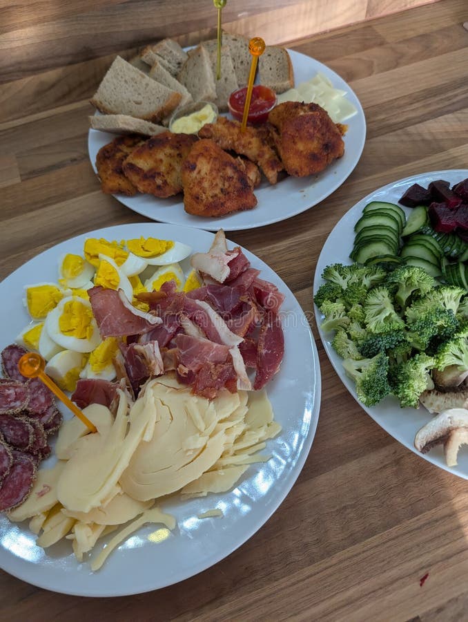 Klein gezond diner royalty-vrije stock afbeelding