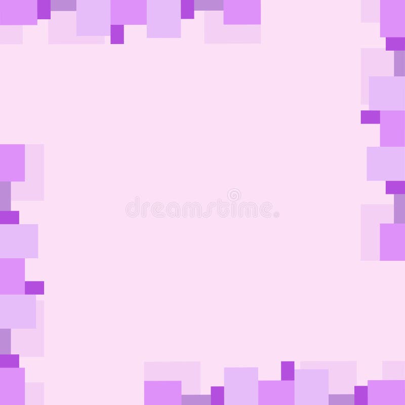 Kleine bunte Quadrate in der Steigung Mesh Style als Grenze auf rosa Hintergrund Kreative bedruckbare Idee für themenorientierte vektor abbildung