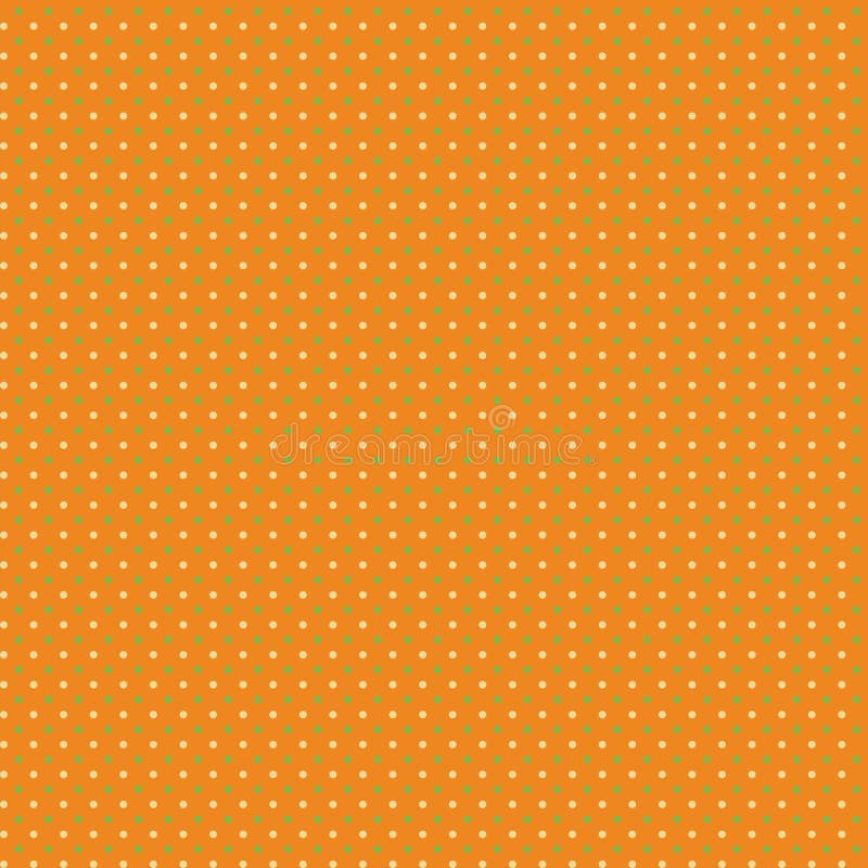 Kleine Creme und grüne Polka Punkte auf einem dunkelgelben Hintergrund abstrakte geometrische Stoffmuster nahtlos Muster einfache vektor abbildung