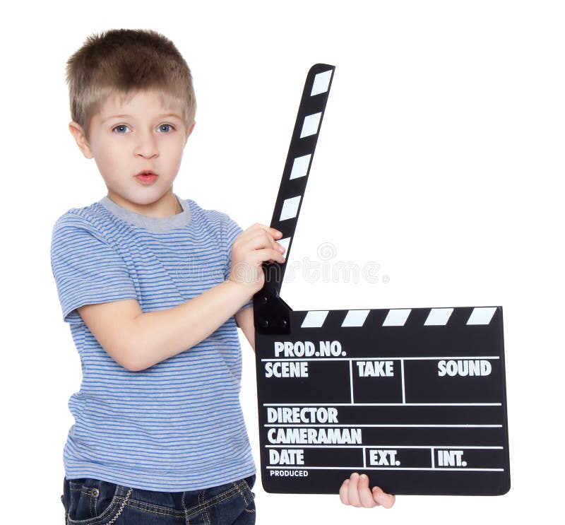 Kleiner Junge mit Scharnierventil stockfotografie Kleiner Junge mit Scharnierventil stockfotografie