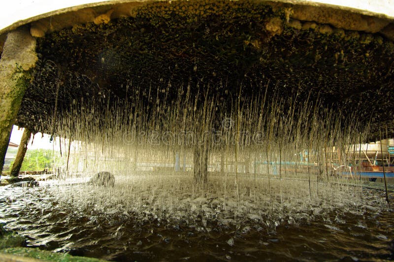 Water fall Inside Cooling Tower. Water fall Inside Cooling Tower