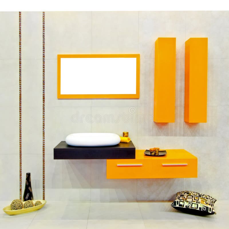 Kleines Badezimmer stockbild