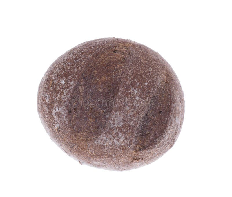 Kleines dunkles Roggenbrötchen stockbilder Kleines dunkles Roggenbrötchen stockbilder