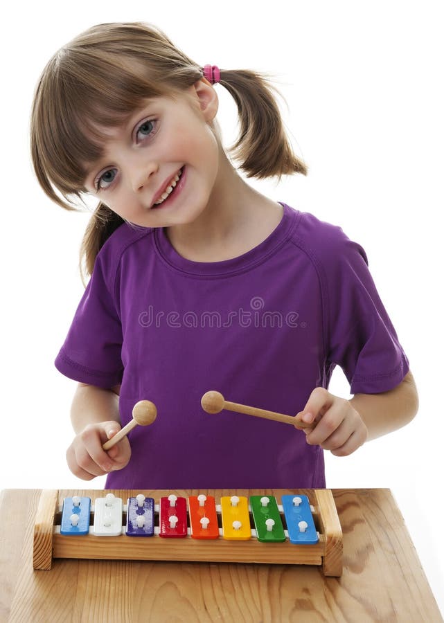 Xylophon Für Das Spielen Von Musik Und Das Lernen Von Musik, Um Das